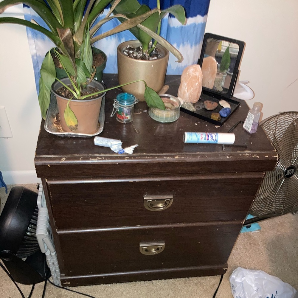 Bedroom Furniture Set Brown Sleigh Leather Used